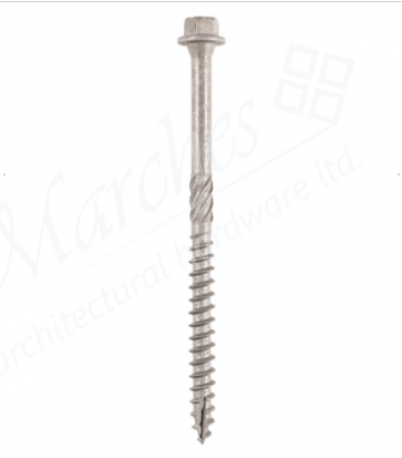 Timber Screws - Hex - Stainless Steel 6.7 x 100