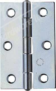 Butt Hinge Steel Zi Pl 75x49mm