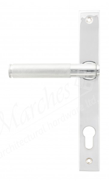 Brompton Slimline Lever Espag. Lock Set - Polished Chrome