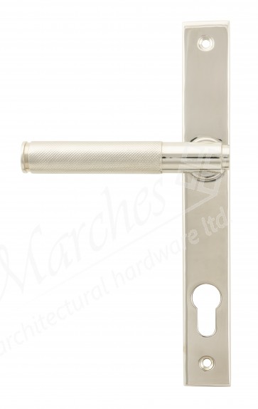 Brompton Slimline Lever Espag. Lock Set - Polished Nickel