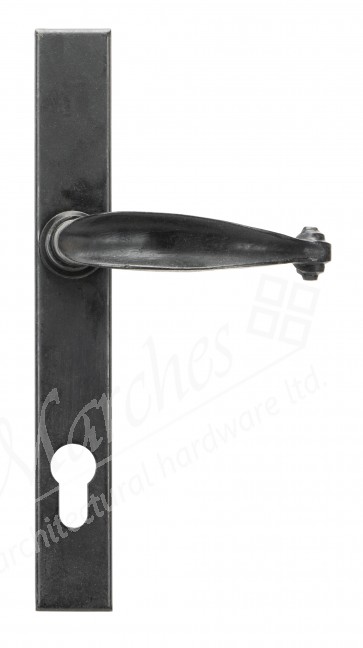 Cottage Slimline Lever Espag. Lock Set - External Beeswax