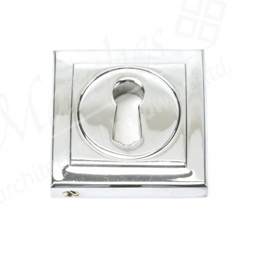 Round Escutcheon (Square) - Polished Chrome