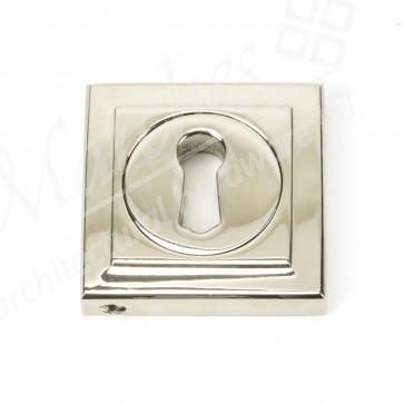 Round Escutcheon (Square) - Polished Nickel