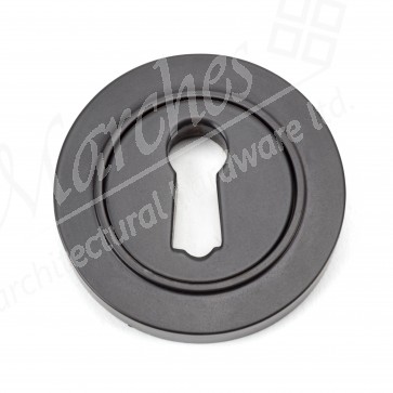 Round Escutcheon (Plain) - Aged Bronze