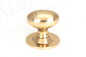 40mm Oval Cabinet Knob - Polished Bronze
