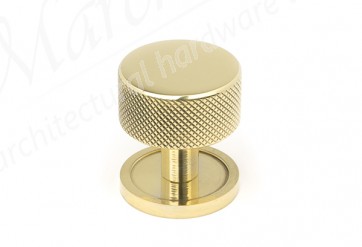 32mm Brompton Cabinet Knob (Plain) - Polished Brass