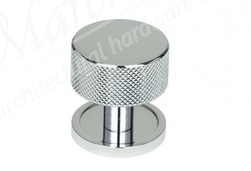 32mm Brompton Cabinet Knob (Plain) - Polished Chrome