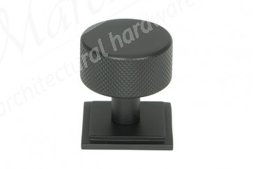 32mm Brompton Cabinet Knob (Square) - Matt Black