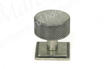 32mm Brompton Cabinet Knob (Square) - Pewter