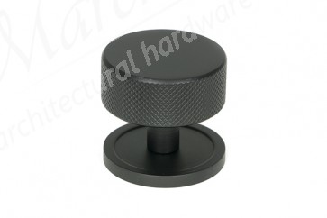 38mm Brompton Cabinet Knob (Plain) - Matt Black