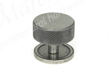 38mm Brompton Cabinet Knob (Plain) - Pewter