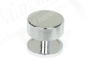 38mm Brompton Cabinet Knob (Plain) - Polished Chrome