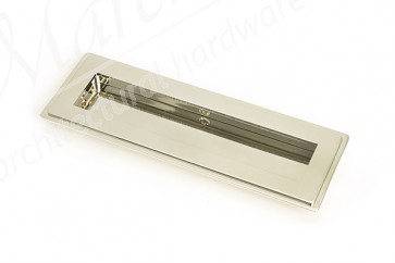 175mm Art Deco Rectangular Pull - Polished Nickel