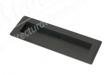 175mm Art Deco Rectangular Pull - Matt Black