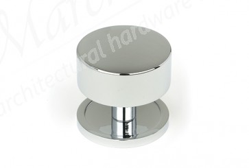 38mm Kelso Cabinet Knob (Plain) - Polished Chrome