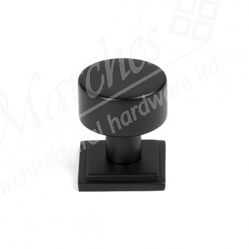 25mm Kelso Cabinet Knob (Square) - Matt Black