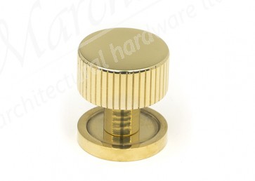 25mm Judd Cabinet Knob (Plain) - Polished Brass