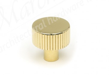 25mm Judd Cabinet Knob (No Rose) - Polished Brass