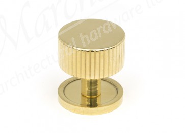 32mm Judd Cabinet Knob (Plain) - Polished Brass