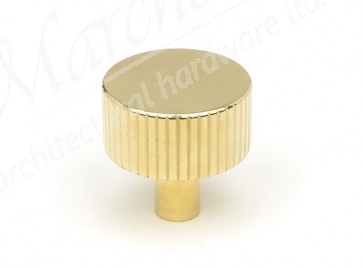 32mm Judd Cabinet Knob (No Rose) - Polished Brass