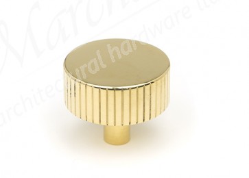 38mm Judd Cabinet Knob (No Rose) - Polished Brass