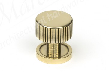 25mm Judd Cabinet Knob (Plain) - Aged Brass