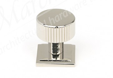 25mm Judd Cabinet Knob (Square) - Polished Nickel
