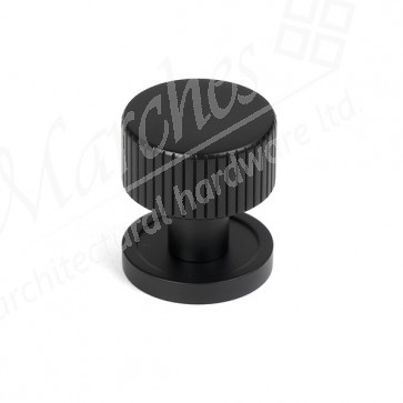 25mm Judd Cabinet Knob - (Plain) - Matt Black