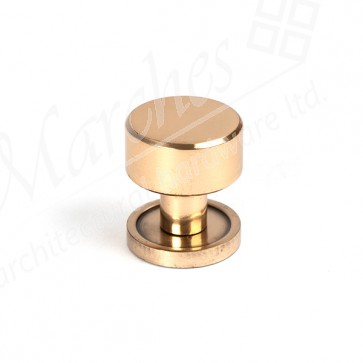 25mm Kelso Cabinet Knob (Plain) - Polished Bronze