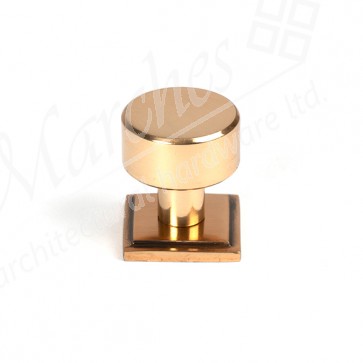 25mm Kelso Cabinet Knob (Square) - Polished Bronze