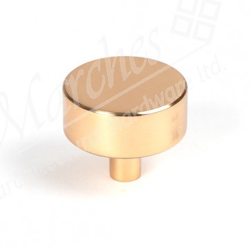 38mm Kelso Cabinet Knob (No rose) - Polished Bronze