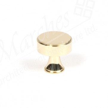 25mm Scully Cabinet Knob - Polished Brass