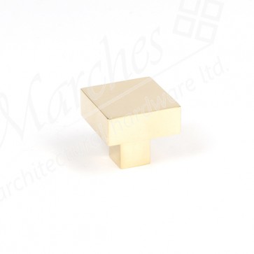 30mm Albers Cabinet Knob - Polished Brass