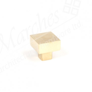 25mm Albers Cabinet Knob - Aged Brass