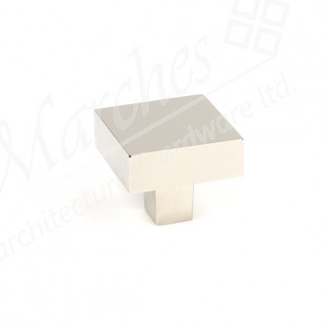 35mm Albers Cabinet Knob - Polished Nickel