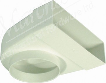 Cooker Hood Connector White