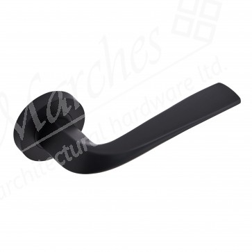 Insignia Lanza Lever On Rose - Matt Black (Zinc)