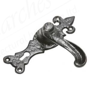 Kirkpatrick - Tudor Lever Lock Handle Set - Black 2449