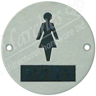 Female Symbol Tactile 76mm Sss