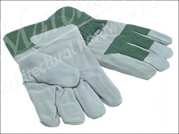 TGL412 Mens Fleece Lined Leather Palm Gloves