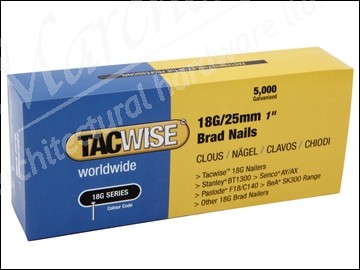 18g Brad Nails 25mm (5000)