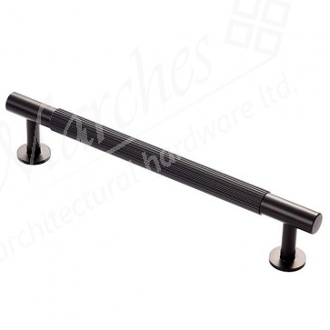 Lines Pull Handle 190mm (160mm cc) - Matt Black