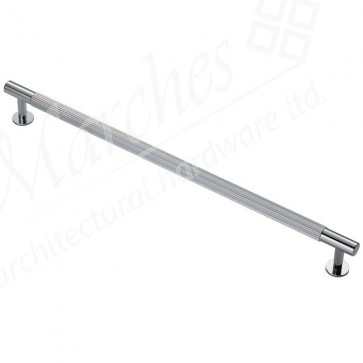 Lines Pull Handle 370mm (320mm cc) - Polished Chrome