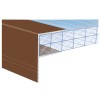 Exitex - Aluminium F-Section for 16mm Double Glaze Units 3m - Brown