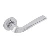 Insignia Lanza Lever On Rose - Polished Chrome (Zinc)