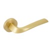 Insignia Lanza Lever On Rose - Satin Brass (Zinc)