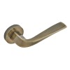 Insignia Lanza Lever On Rose - Antique Bronze (Zinc)