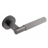 Insignia Linear Knurled Lever On Rose - Dark Bronze (Zinc)