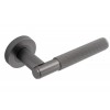 Insignia Knurled Lever On Rose - Dark Bronze (Zinc)